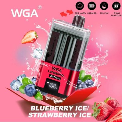 WGA Legend Ultra 30k Blueberry Ice Strawberry Ice