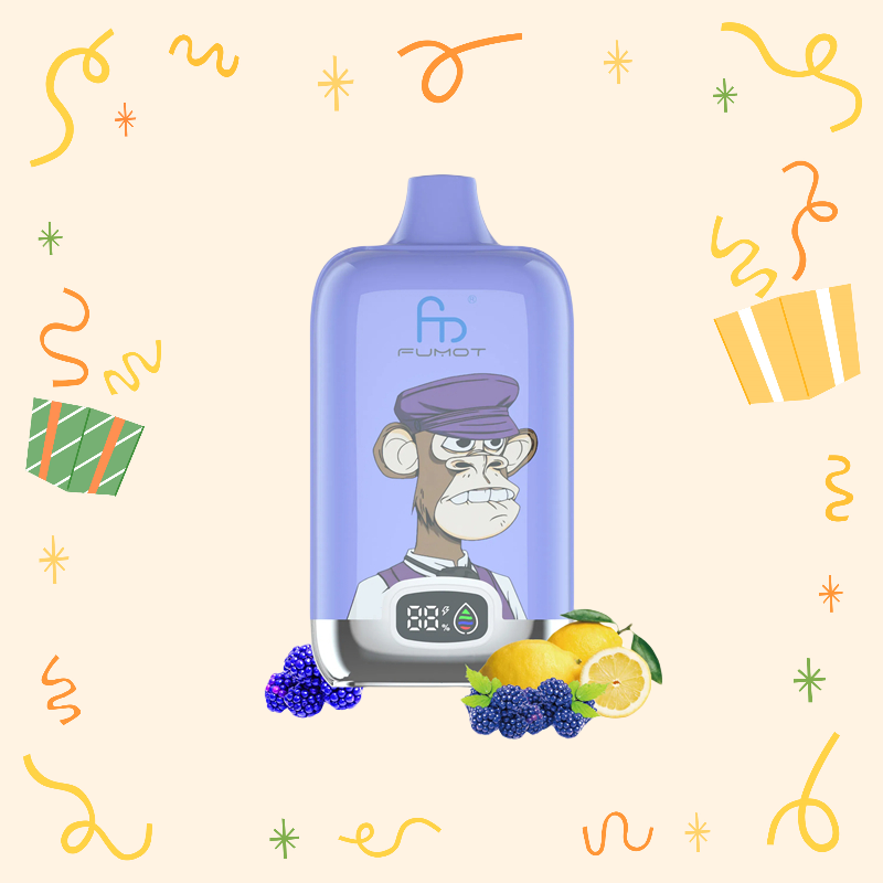 Vapeador desechable RandM Fumot 12000 Puffs Digital Box Blue Razz Lemonade, 20mg 50mg de nicotina, al por mayor Vapeador desechable RandM Fumot 12000 Puffs Digital Box Blue Razz Lemonade, 20mg 50mg de nicotina, al por mayor