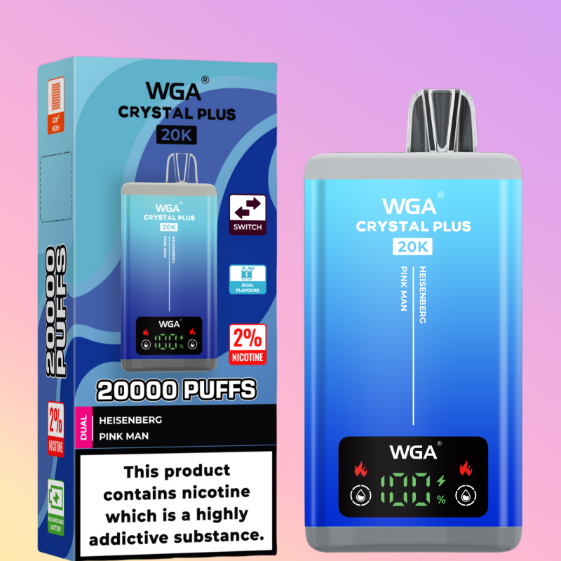 WGA 20K PUFFS HEISENBERG PINK MAN WGA 20K PUFFS HEISENBERG PINK MAN