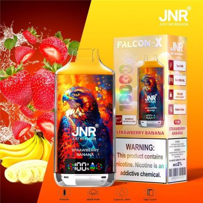 JNR FALCON-X 18000 Puffs Jordbær Banan