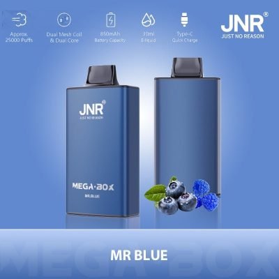 Mixed Berry JNR Mega Box 25000 Puffs Disposable Vape 20mg Nicotine Wholesale