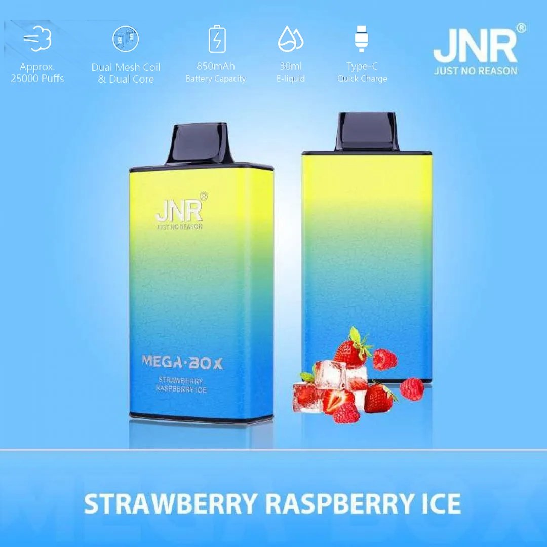 JNR Mega Box 25000 Züge Erdbeer-Himbeer-Eis JNR Mega Box 25000 Züge Erdbeer-Himbeer-Eis
