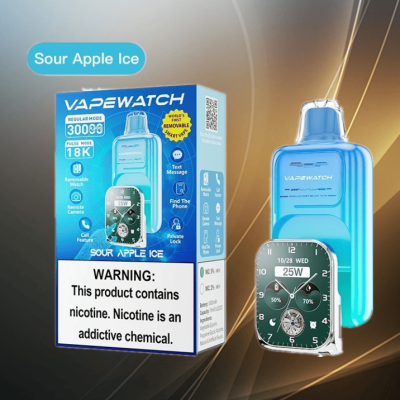 Sour Apple Ice JNR Vape Watch 30K Puffs Einweg-Vape 50mg Nikotin Großhandel