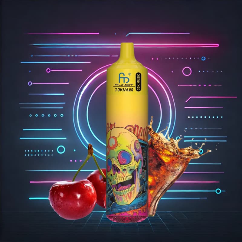 Fumot Randm Tornado Music 30000 Puffs Cherry Cola 2% 5% Nicotine Wholesale Vape Fumot Randm Tornado Music 30000 Puffs Cherry Cola 2% 5% Nicotine Wholesale Vape