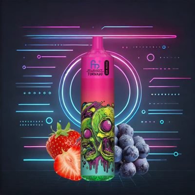 Fumot Tornado 30000 Puff Strawberry Grape 20mg RandM vape 50mg Nicotine