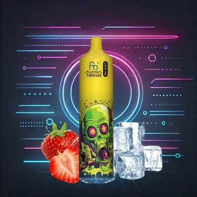 Wholesale RandM Music Vape 30000 Puff Strawberry Ice Fumot 20mg 50mg Nicotine Cheap