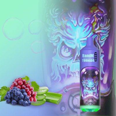 Tornado Vape Randm 9000 Puffs Discount Price Disposable Vape Aloe Grape 2% 5% Nicotine