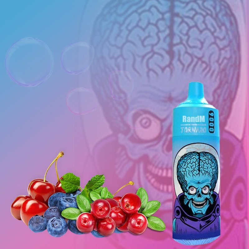 9000 Züge Blaubeere Kirsche Cranberry RandM Tornado Einweg-Vape Massenverkauf 2%/5% 9000 Züge Blaubeere Kirsche Cranberry RandM Tornado Einweg-Vape Massenverkauf 2%/5%