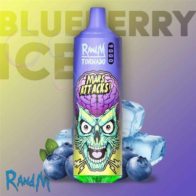 Fumot RandM 9000 Puffs Arándano Hielo 9k Vape Desechable 50mg 20mg