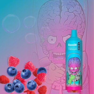 RandM Tornado 9000 Puffs Engangs Vape Engros Blåbær Hindbær 2% 5% Nikotin