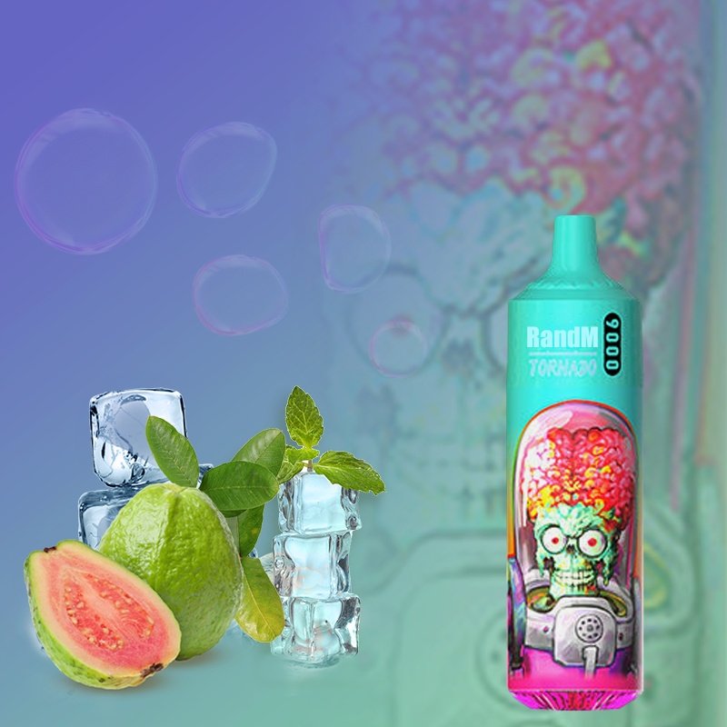 Randm Vape Tornado Guava Ice 9000 įtraukimų vienkartinis garintuvas 20mg 50mg Randm Vape Tornado Guava Ice 9000 įtraukimų vienkartinis garintuvas 20mg 50mg