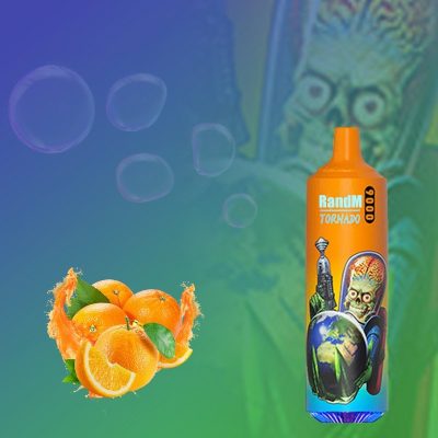 RandM Vape Tornado 9000 Puffs 2% Bajo en Nicotina Sabor Refresco de Naranja Venta al por Mayor