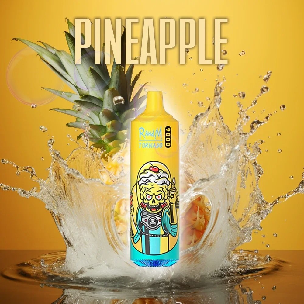Pineapple RandM Tornado 9000 Puffs Fumot Disposable Vape 20mg 50mg Nicotine Wholesale Pineapple RandM Tornado 9000 Puffs Fumot Disposable Vape 20mg 50mg Nicotine Wholesale