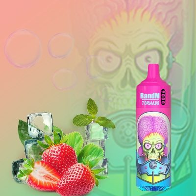 Fumot RandM Tornado Fresa Helada 9000 Caladas 20mg 50mg de Nicotina Vape Desechable al por Mayor