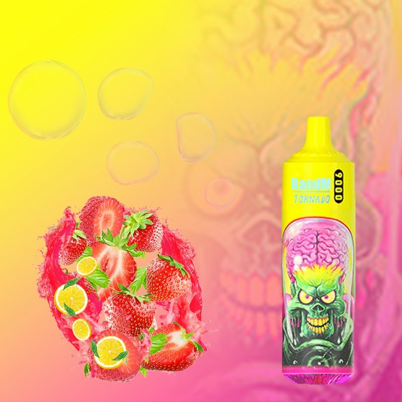 Tornado RandM Venta a granel Vape Desechable 2% / 5% 9000 Caladas Fresa Limonada Tornado RandM Venta a granel Vape Desechable 2% / 5% 9000 Caladas Fresa Limonada