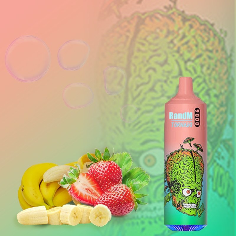 Randm 9k Einweg-Vape Erdbeere Banane Großhandelspreis 2% 5% Nikotin Randm 9k Einweg-Vape Erdbeere Banane Großhandelspreis 2% 5% Nikotin