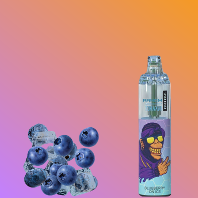 RandM Tornado Vapes 7k Puff Blåbær På Is Smag 2% 5% Nikotin Engros