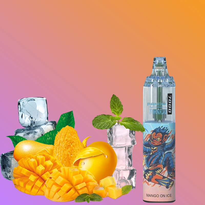 Fumot RandM Tornado 7000 Disposable Vape 2% 5% Nicotine Mango On Ice Flavor Factory Price Fumot RandM Tornado 7000 Disposable Vape 2% 5% Nicotine Mango On Ice Flavor Factory Price