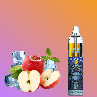Rødt Æble Is 7000 Puffs RandM Fumot Tornado Engangs Vape Engros 2%/5%