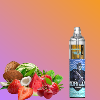 Sangre de Tigre RandM Tornado 7000 Puffs 50mg 20mg Nicotina Fumot Vaporizador Desechable al por mayor