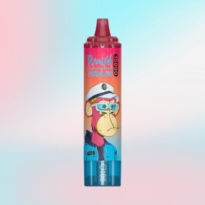 RandM Tornado 15000 Puffs Long-Lasting Vape with 2% 5% Nicotine Cherry