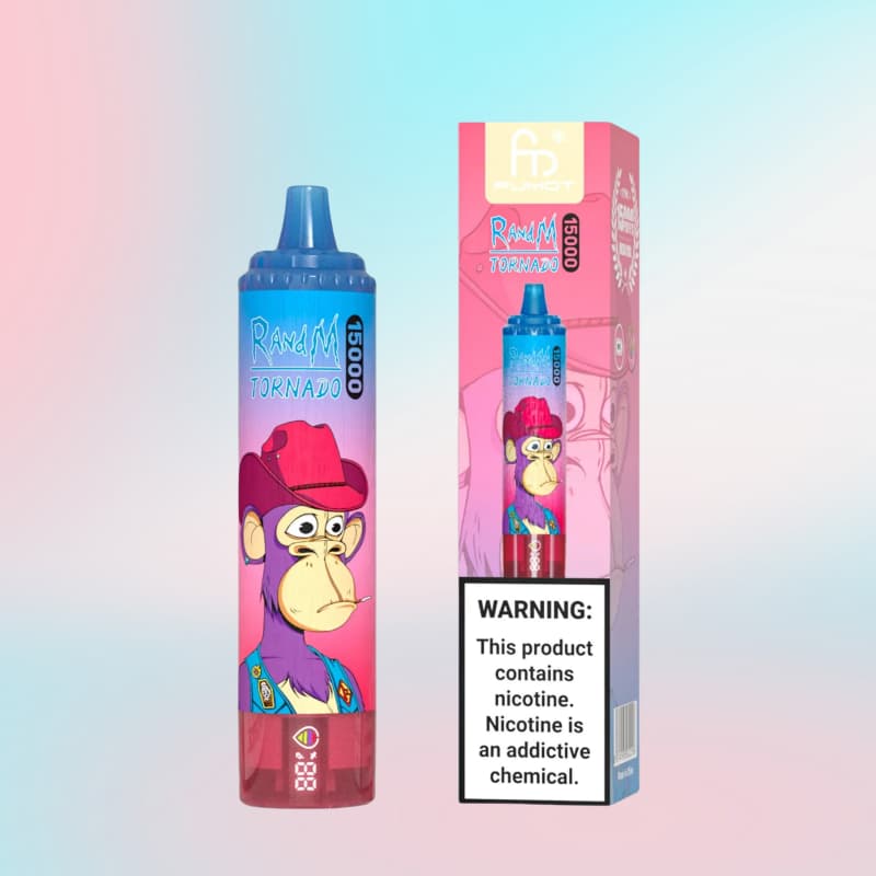 Vape Desechable Randm Fumot Tornado de 15000 Caladas Sabor Frutos del Bosque 5% 2% Venta a Granel Vape Desechable Randm Fumot Tornado de 15000 Caladas Sabor Frutos del Bosque 5% 2% Venta a Granel