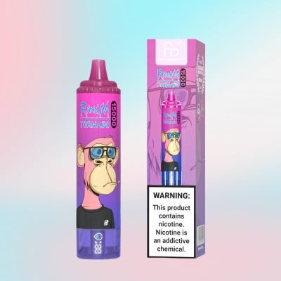 Strawberry Grape Fumot RandM Tornado 15000 Puffs 20mg 50mg Nicotine Wholesale