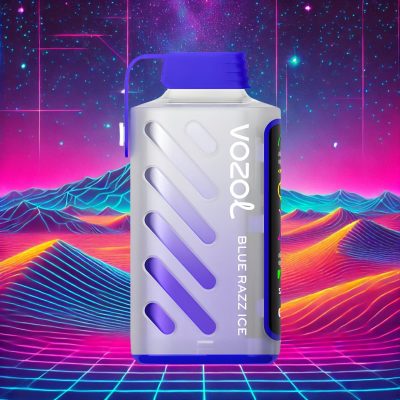 Engrospris VOZOL GEAR POWER 20k Puffs 50mg Engangs Vape Blue razz ice Smag