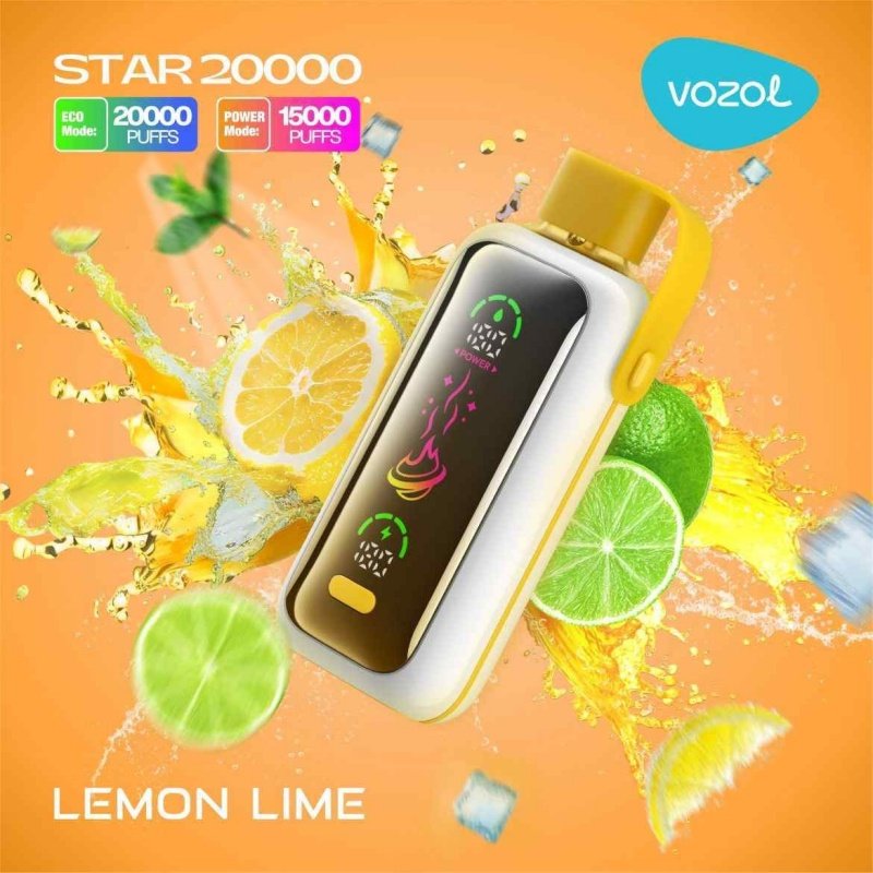 Lemon Lime Vozol Star 20000 Puffs Disposable Vape 50mg Nicotine Wholesale Lemon Lime Vozol Star 20000 Puffs Disposable Vape 50mg Nicotine Wholesale