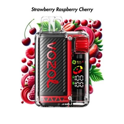 Jordbær Hindbær Kirsebær Vozol Vista 20000 Pust Engangs Vape 20mg Nikotin Engros
