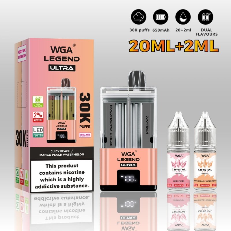 WGA 30000 PUFF PESCA SUCCOSA mango PESCA ANGURIA WGA 30000 PUFF PESCA SUCCOSA mango PESCA ANGURIA