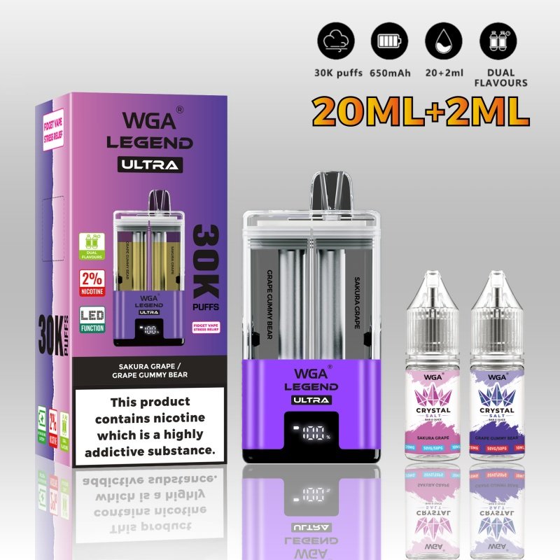 WGA 30000 PUFF SAKURA GRAPE GRAPE GUMMY BEAR WGA 30000 PUFF SAKURA GRAPE GRAPE GUMMY BEAR