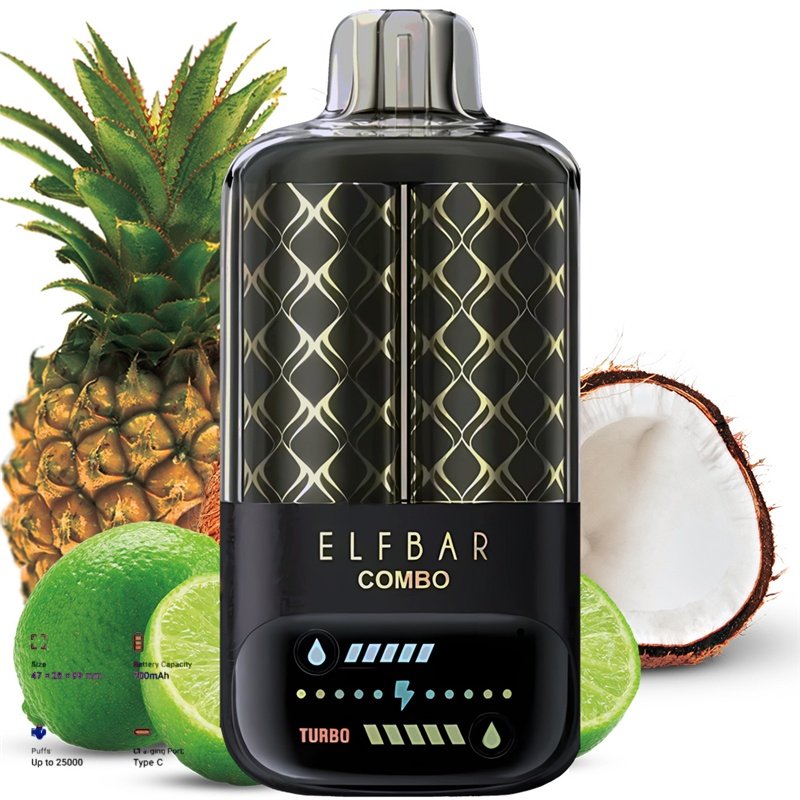 Elfbar COMBO 25000 CALADAS Lima Piña Elfbar COMBO 25000 CALADAS Lima Piña