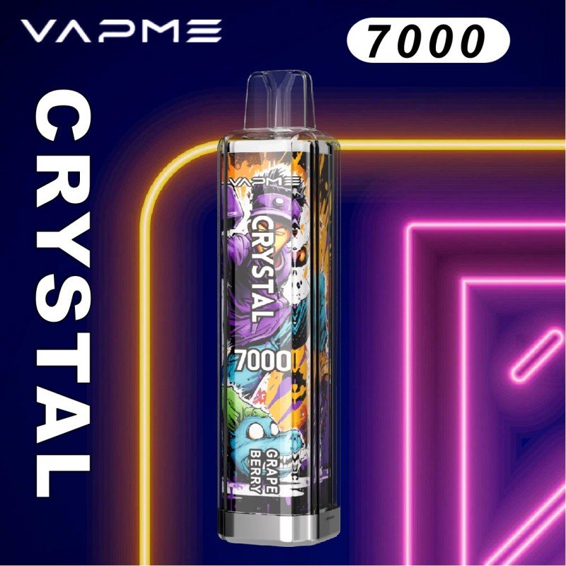Vapme Crystal 7000 puffs Grape Berry Vapme Crystal 7000 puffs Grape Berry