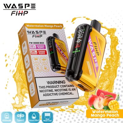 Vandmelon Mango Fersken Waspe FIHP 30000 Pust Engangs Vape 20mg Nikotin Engros