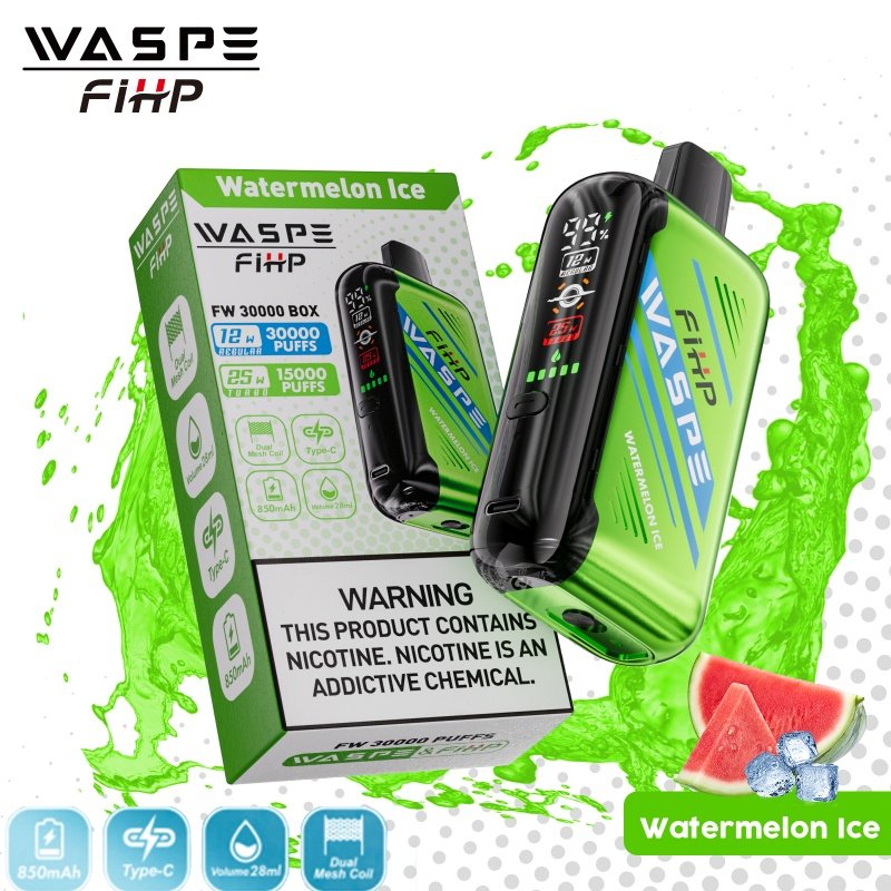 WASPE FIHP Vape 30000 sug Tornado Leverandørpris WASPE FIHP Vape 30000 sug Tornado Leverandørpris