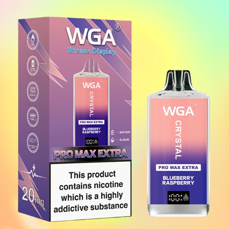 WGA 15000 PUFFS BLUEBERRY RASPBERRY WGA 15000 PUFFS BLUEBERRY RASPBERRY