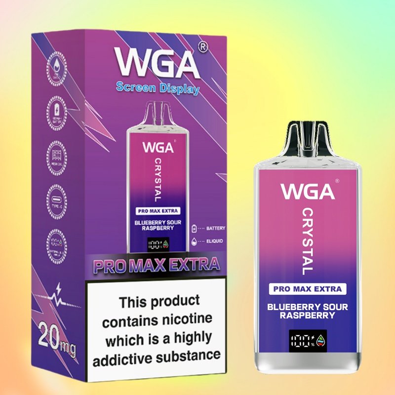 WGA 15000 PUFFS BLUEBÆR SOUR HINDBÆR WGA 15000 PUFFS BLUEBÆR SOUR HINDBÆR