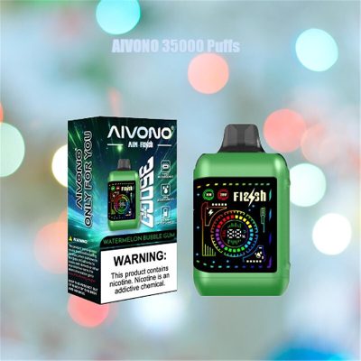 Watermelon Bubblegum Aivono 35000 Puff Disposable Vape 20mg Nicotine Wholelsale
