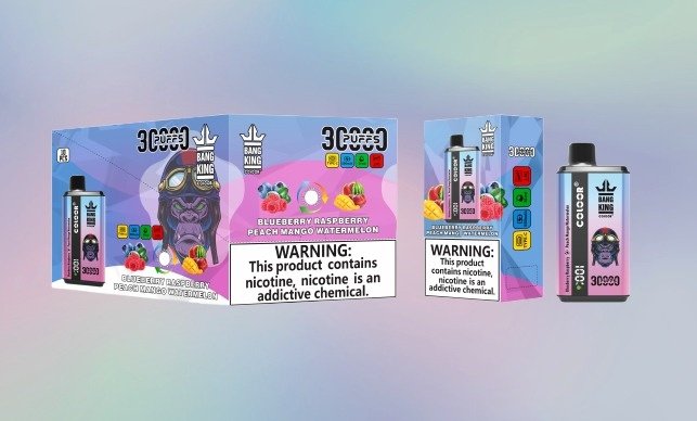 Blueberry Raspberry And Peach Mango Watermelon Bang King 30k Puffs 50mg Nicotine Wholesale Price Blueberry Raspberry And Peach Mango Watermelon Bang King 30k Puffs 50mg Nicotine Wholesale Price