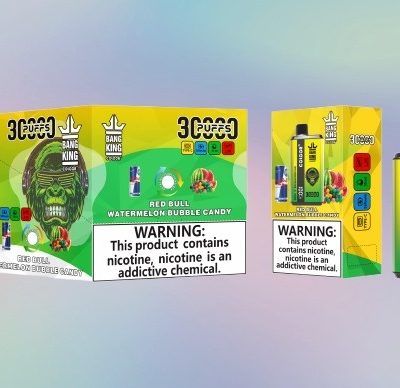Bang king 30k Dual Flavor RED BULL WATERMELONBUBBLE CANDY