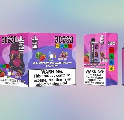 Bang king 30k Dual Flavor STRAWBERRY AND WATERMELON GRAPE ICE