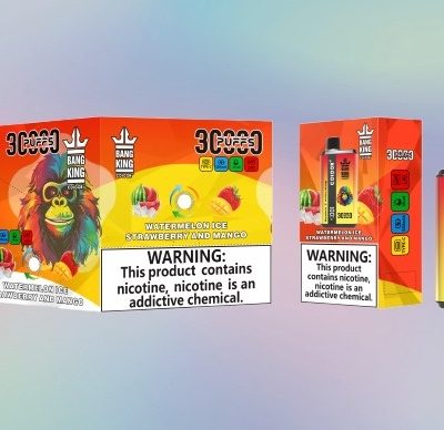 Bang King 30k Dobbelt Smag VANDMELON IS JORDBÆR OG MANGO