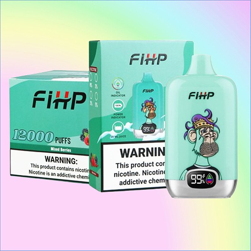 FIHP Digital Box 12000 Puffs Blandede Bær FIHP Digital Box 12000 Puffs Blandede Bær