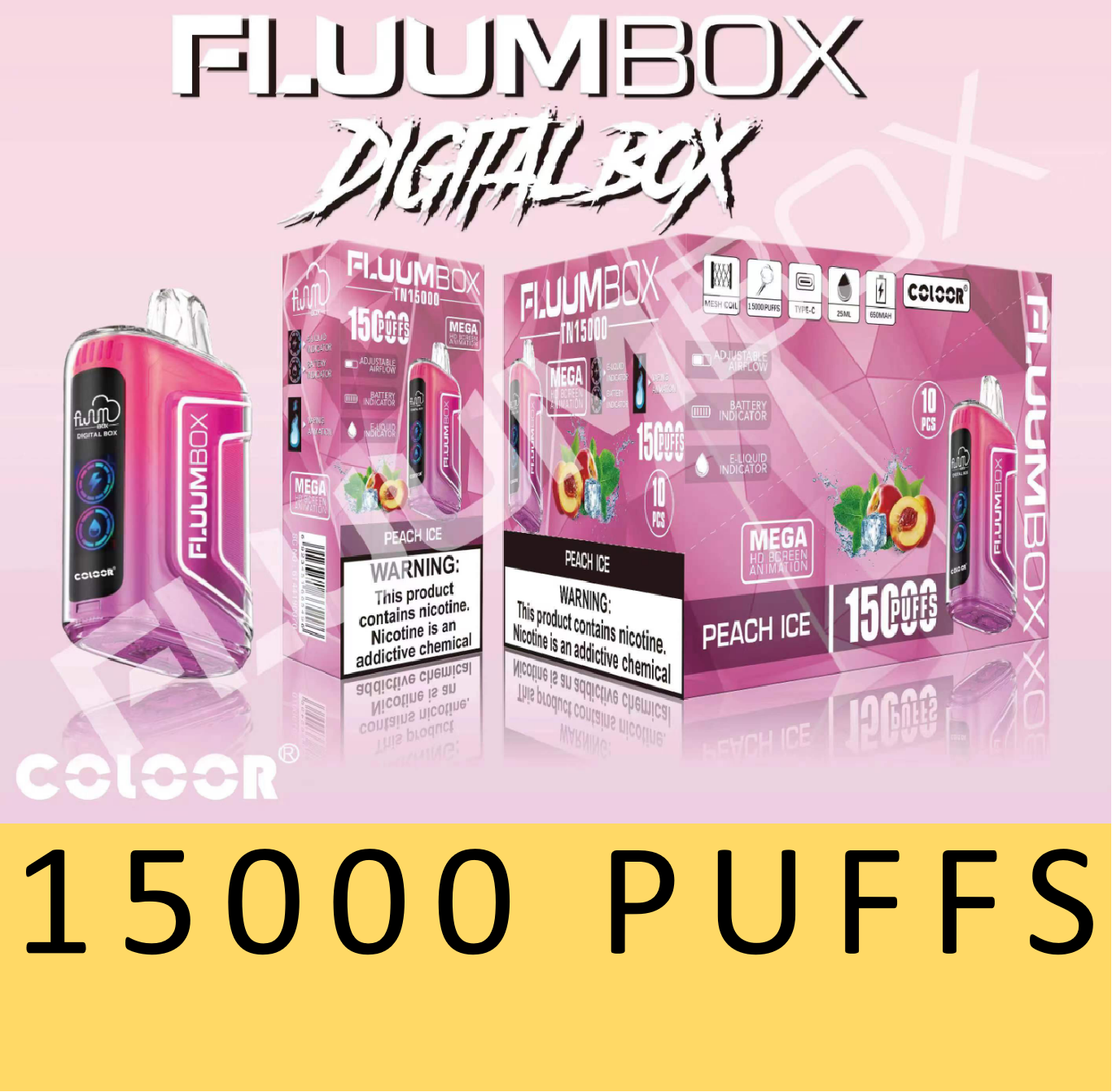 Raz box 15000 Puffs melocotón helado Descuento al por mayor Raz box 15000 Puffs melocotón helado Descuento al por mayor
