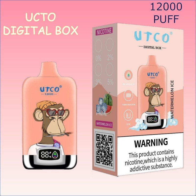 UTCO DIGITAL 12000 puffs Vandmelon is UTCO DIGITAL 12000 puffs Vandmelon is