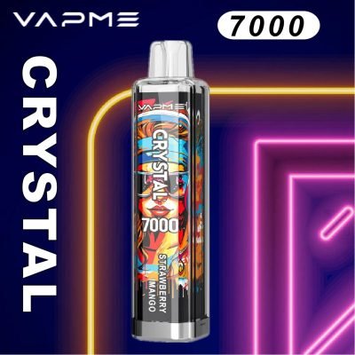 Vapme Crystal 7000 Puffs wholesale Strawberry mango