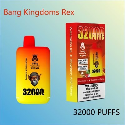 bang kingdoms rex 32000 PUFFS Watermelon ice Strawberry and Mango