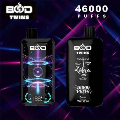 BOOD Twins 46000 Puff Grape Mary Drink