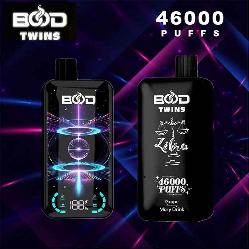 BOOD Twins 46000 Puff Grape Mary Drink BOOD Twins 46000 Puff Grape Mary Drink